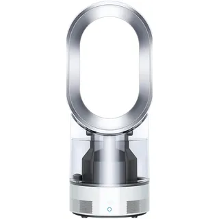 Dyson AM10 Luftbefeuchter und Ventilator, Ultrafeine Kaltluft-Befeuchtung, Automatische Feuchtigkeitskontrolle, Weiß/Silber