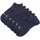 Sneakersocken 3 Paare Blau 47-49