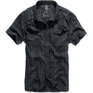 Brandit Textil Roadstar Kurzarmhemd Black / Blue 5XL