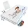 Kids Collective Plus mit einem Klimavlies 10cm mit Spannpettlaken 180x80 Körpergewicht bis 60kg