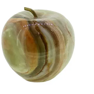 Budawi® Onyxmarmor Deko Apfel mit Stiel Edelstein Dekofigur