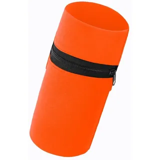GreatRise 2 Stück Sport Handgelenk Tasche mit Reißverschluss, Schnell Trocknende Handgelenktasche Armband Brieftaschen Aufbewahrung zum bis 6,1 Zoll Handy, für Wandern Laufen Radfahren Orange