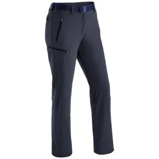 Maier Sports Rechberg Therm, Warme Damen Wanderhose, Wasserabweisende Outdoorhose für Trekking und Hiking, PFC-frei, mTHERM light Wattierung, mSTRETCH Tec 4 & Dryprotec, Blau, 40 (W31/L31)