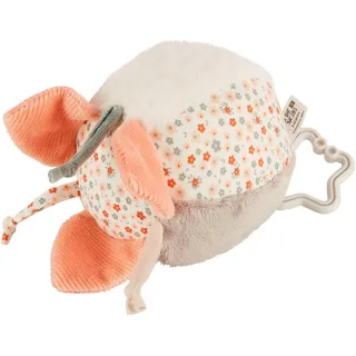 Sterntaler 3352451 Stoffball Bauernhof mit Motiv Blumen mit Rassel