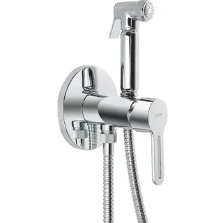 Evenes Intim Hygiene-Dusch-Mischer-Set Evain mit Unterputz-Körper, Handbrause, Brauseschlauch und Brausehalter, chrom Evenes