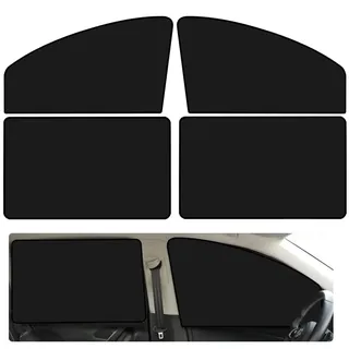 LSYZGRBC 4 Stück Magnetisch Auto Sonnenschutz, für VW Caddy Maxi 2015-2023 2024 2025 Fenster Sonnenschutz Kinder mit UV Schutz Sichtschutz Scheiben Vorhang,A