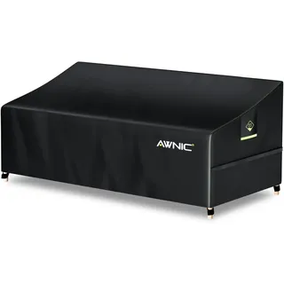 Awnic Sofa Überzug 220 x 85 x 61/71 cm Schwarz
