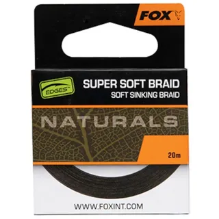 Fox Naturals Soft Braid hooklength - 20m Vorfachmaterial, Tragkraft:25lb