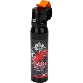 Pfefferspray Bärenverteidiger Tierabwehrspray Bärenabwehrspray Pfefferspray Breitstrahl Grizzly Made in Germany (150 ml)
