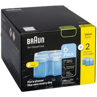Braun Reinigungskartuschen Clean & Renew CCR 6 + 2 St.