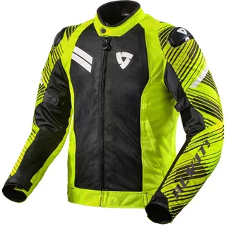Revit Apex Air H2O Motorrad Textiljacke, schwarz-gelb, Größe S