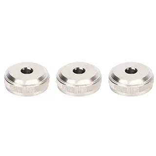 Trompete Ventilkappe Metall Silber Schraubkolben für Trompete Ersatz Zubehör Musikinstrument Ventilkappe Trompete Zubehör für Musiker Praktikant Lehrer Konzert Probe Rehearsal