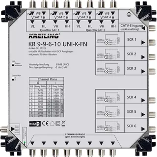 Kreiling Tech. Unicable Multischalter KR 9-9-6-10 UNI-K-FN