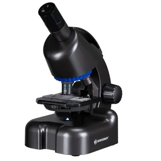 Bresser Junior Mikroskop CM-04 100x-900x, Kinder-Mikroskop ab 6 Jahren, LED-Beleuchtung, Smartphone-Halterung, Experimentier-Set, batteriebetrieben