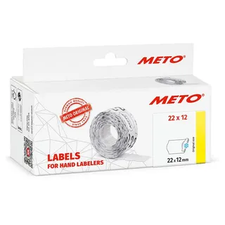 METO Preisetiketten 22,0 x 12,0 mm,