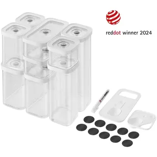 ZWILLING Fresh & Save CUBE CUBE Set, S/M / 12-tlg, Transparent-Weiß