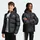 Daunenjacke Schwarz/Reflective Silver 128