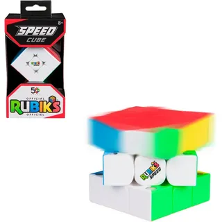 Spin Master Rubik’s Zauberwürfel, 3x3 magnetischer Speed-Würfel, Knobelaufgabe, herausforderndes Denkspiel, ab 8 Jahren