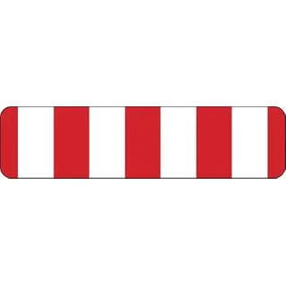 wagner-sicherheit Verkehrszeichen - Absperrschranke, Zeichen 600-30 (Ausführung: Aluminium - x mm)