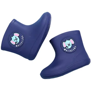 Gummistiefel Kinder Regenstiefel Kinder Gummistiefel Cartoon-Regenstiefel Regenschutz Schuhe Wasserschuhe Stiefel Outdoor Stiefel Kinderschuhe Gummischuhe - 14 EU