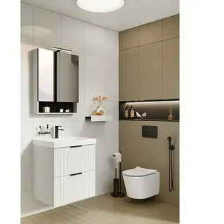 Camargue Badmöbel-Set Yasumi  (60 cm, Weiß)