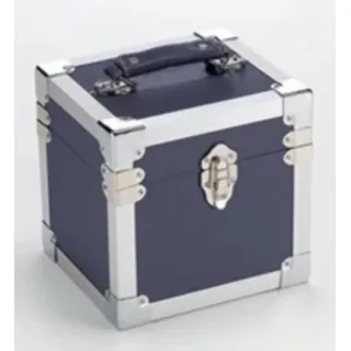 BLUE - 7 Inch 50 Record Storge Carry Case (1 LP)