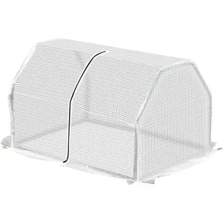Outsunny Gewächshaus 99L x 71B x 60H cm - weiss