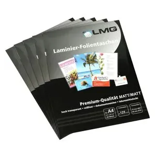LMG Laminierfolien matt 125 mikron A4