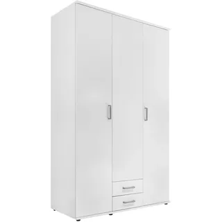 None Drehtürenschrank MIRAY 120 x 196 x 54 cm Weiß