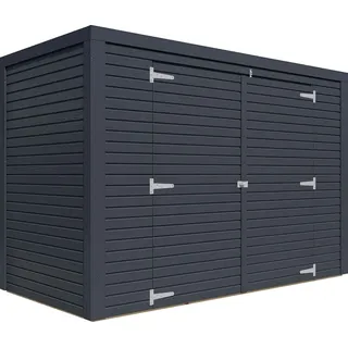 BERTILO Fahrradgarage 18 mm anthrazit