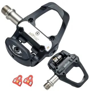 Rennrad-Pedal für Shimano SPD SL: Clipless Fahrradpedale für Look Keo Fahrrad - Clip on Cleat Spin Pedale für Shimano Ultegra pd R8000 - Dual Platform Indoor Cycle Pedale für Look Delta
