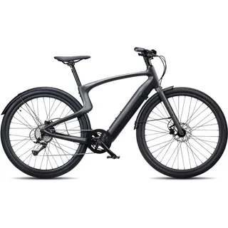 urtopia Smart Carbon 1 Pro E-Bike (Smartbar, 10-Gang-Schaltung, Sprachsteuerung, Navi, App, IoT) Schwarz 46cm