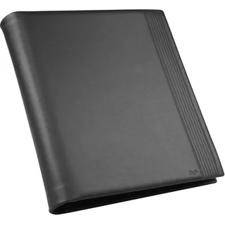 Läufer Ringbuch A4 La Linea Leder schwarz