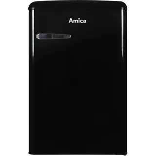 15624-1 Retro-Kühlschrank (120 l, 875 mm hoch, Schwarz)