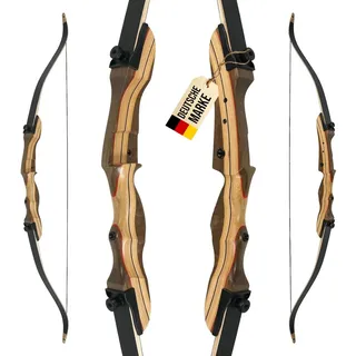 Wild Honey - Take Down - 62 Zoll - Recurvebogen - 32 lbs; toller Einsteigerbogen, Anfängerbogen für Erwachsene und Jugendliche im Bogensport, Bogenschießen, Pfeil und Bogen