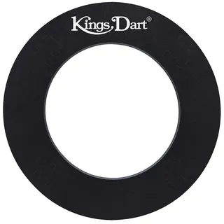 Kings Dart Dart-Wandschutz Dart Surround, Beidseitig verwendbar für doppelte Lebensdauer schwarz