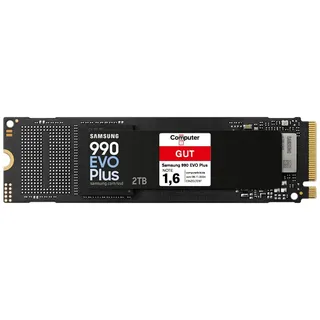 Samsung 990 EVO Plus 2TB, M.2 2280 / M-Key / PCIe 4.0 x4 (MZ-V9S2T0BW / MZ-V9S2T0B)