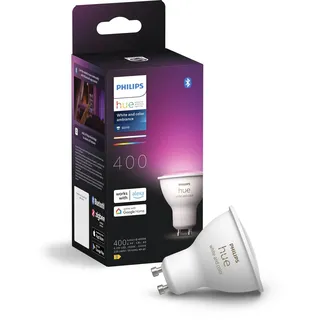 Philips Hue White & Col. Amb. GU10 2x400lm Doppelpack 2200 - 6500
