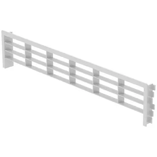 SOTech Lüftungsgitter für Sockelleisten 396 x 83 mm weiß