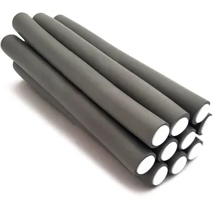 NIKO 10er Pack Twist Flex Rods - Foam Flexible Roller, biegsame leichte Lockenwickler für Locken und Wellen, Styling-Tool für Friseur Salon/Barber (18 mm)