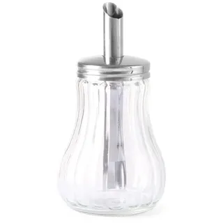 HENDI Zuckerstreuer, Glasspender, Dosierer, Zuckerdose, ø80x(H)140mm,