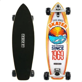 Colorbaby Riders Surfskate - Black - One Size