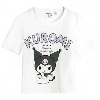 Cerdá Cerda T-Shirt Kuromi - Hello Kitty in Weiß | Gr.: 140