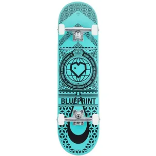 Centrano Unisex – Erwachsene Blueprint Home Heart Skateboard Komplettboard