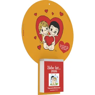 Neumann Liebe ist... 2026 Tagesabreißkalender - Rückwand 22,5x31,5