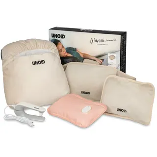 Unold Wärmi Premium Set , Heizkissen - beige, Elektrische Wärmflasche