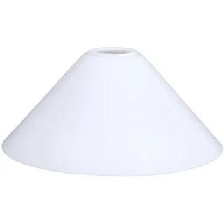 H4L Schusterglas Ø 220mm Lampenglas Weiß Opalglas Ersatzglas Leuchtenglas rund Glasschirm Schusterschirm E27