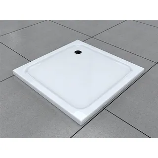 Buylando Rechteck-Duschwanne 100 x 100 cm Acryl Weiß