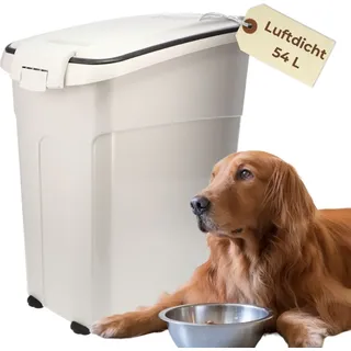 GarPet Futtertonne Luftdicht mit Deckel Futtertonne Pferd Hund Hundefutter Aufbewahrung Hundefutter Box Trockenfutter Aufbewahrung Futterbox Hund 54 L