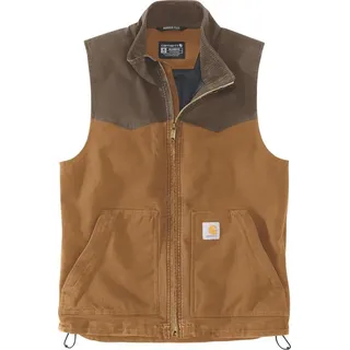 CARHARTT Montana Duck Vest 106433 - Hellbraun/Dunkelbraun - XXL